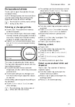 Preview for 41 page of Bosch CTL636E 6 Series Instruction Manual