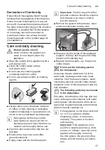 Preview for 47 page of Bosch CTL636E 6 Series Instruction Manual