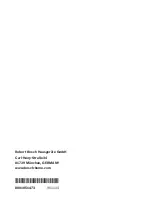 Preview for 64 page of Bosch CTL636E 6 Series Instruction Manual