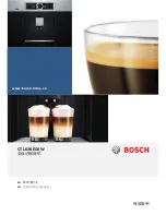 Bosch CTL636ES6W Instruction Manual preview