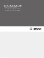 Bosch CWH 1000 P Service Bulletin Booklet preview