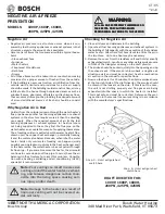 Предварительный просмотр 5 страницы Bosch CWH 1000 P Service Bulletin Booklet