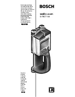 Предварительный просмотр 1 страницы Bosch D-TECT 100 Operating Instructions Manual