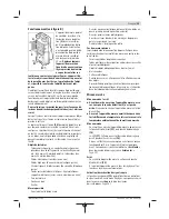 Предварительный просмотр 25 страницы Bosch D-tect 150 SV Professional Original Instructions Manual