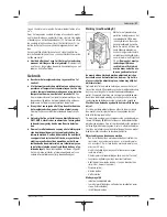 Предварительный просмотр 57 страницы Bosch D-tect 150 SV Professional Original Instructions Manual