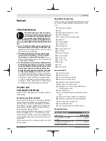 Предварительный просмотр 7 страницы Bosch D-tect 150 Original Instructions Manual