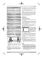 Предварительный просмотр 61 страницы Bosch D-tect 150 Original Instructions Manual