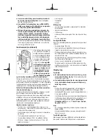 Предварительный просмотр 62 страницы Bosch D-tect 150 Original Instructions Manual