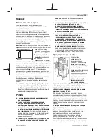 Предварительный просмотр 143 страницы Bosch D-tect 150 Original Instructions Manual