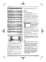 Предварительный просмотр 196 страницы Bosch D-tect 150 Original Instructions Manual