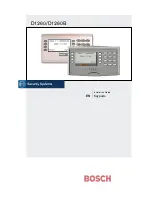 Bosch D1260 Series Installation Manual предпросмотр