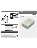 Preview for 1 page of Bosch D203 Installation Manuals