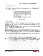 Bosch D55 Installation Instructions preview