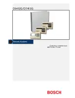 Bosch D7412G Operations & Installation Manual предпросмотр