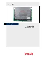 Предварительный просмотр 1 страницы Bosch D9112B Program Entry Manual