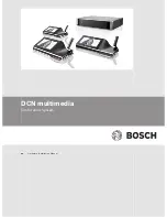 Bosch DCN multimedia Hardware Installation Manual preview