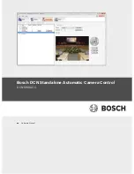 Bosch DCN-SWSACC Software Manual предпросмотр