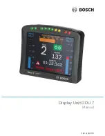 Bosch DDU 7 Manual preview