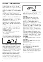 Preview for 4 page of Bosch DFO060W50 Instruction Manual