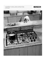 Предварительный просмотр 1 страницы Bosch DHD3014UC Installation Instructions Manual