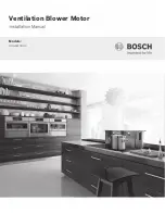 Preview for 1 page of Bosch DHG6015NUC Installation Manual