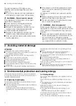 Preview for 4 page of Bosch DHL785BAU User Manual And Installation Instructions