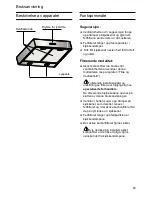 Preview for 83 page of Bosch DHU 625M Operating And Installation Instructions