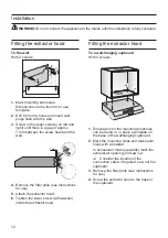 Preview for 12 page of Bosch DHU 635 Series Operating And Installation Instructions