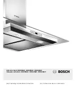 Preview for 1 page of Bosch DHU632GV Operating And Installation Instructions