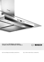 Bosch DHU635GLV Operating And Installation Instructions preview