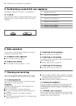 Preview for 6 page of Bosch DHU635HZA User Manual And Assembly Instructions