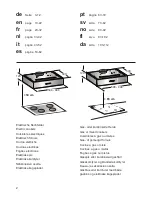 Предварительный просмотр 2 страницы Bosch DHU665E Operating And Installation Instructions