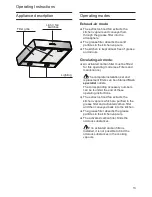 Preview for 13 page of Bosch DHU665E Operating And Installation Instructions