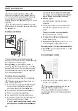 Предварительный просмотр 22 страницы Bosch DHU665EL Operating And Installation Instructions