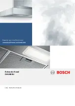 Bosch DHU685U Instruction Manual preview