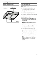 Preview for 13 page of Bosch DHU925MGB Operating And Installation Instructions