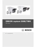 Предварительный просмотр 1 страницы Bosch DINION 5000 Installation Manual