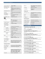 Preview for 4 page of Bosch DINION HD 1080p HDR Specifications