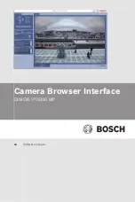 Bosch DINION IP 5000 MP Software Manual preview