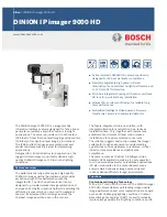 Bosch DINION IP imager 9000 HD User Manual preview