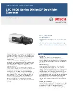 Предварительный просмотр 1 страницы Bosch Dinion XF LTC 0620/11 Quick Manual