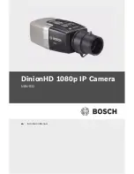 Предварительный просмотр 1 страницы Bosch DinionHD NBN-832 Installation Manual