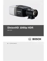 Preview for 1 page of Bosch DinionHD NBN-932 Installation Manual