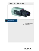 Bosch Diniop IP - NWC-0455 Installation Manual предпросмотр