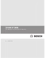 Preview for 1 page of Bosch DIP-3040-00N Installation Manual