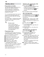 Preview for 14 page of Bosch Dishwahser Instructions For Use Manual