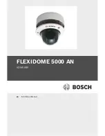 Preview for 1 page of Bosch DIVAR AN 5000 Installation Manual