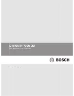 Предварительный просмотр 1 страницы Bosch DIVAR DIP-7080-00N Installation Manual