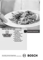 Preview for 1 page of Bosch DKE 245 G Operating And Installation Instructions