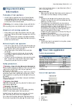 Preview for 3 page of Bosch DKE956STW Operation And Installation Instruction